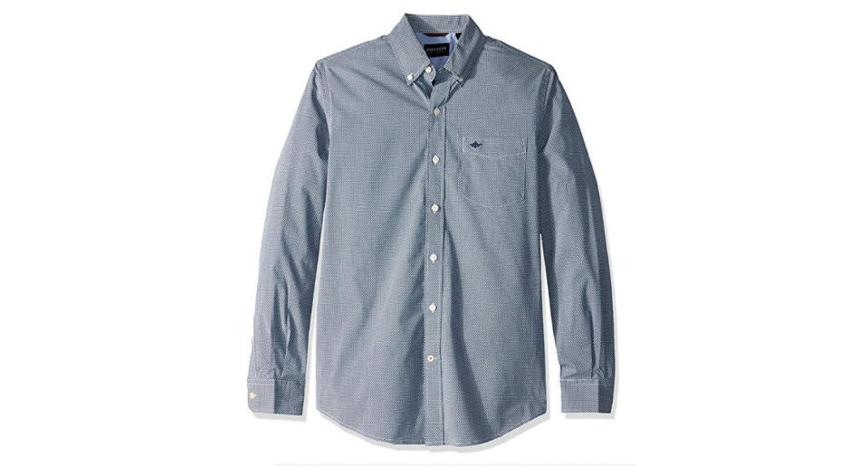 Dockers Men's Long Sleeve Button Front Comfort FLEX Shirt (Photo: Amazon)