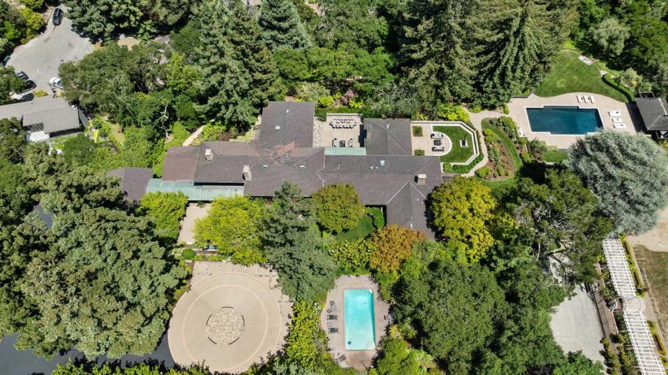 The home at 26 Sea View Ave. in Piedmont, California, sits on 2.5 acres, the largest residential lot in the city.