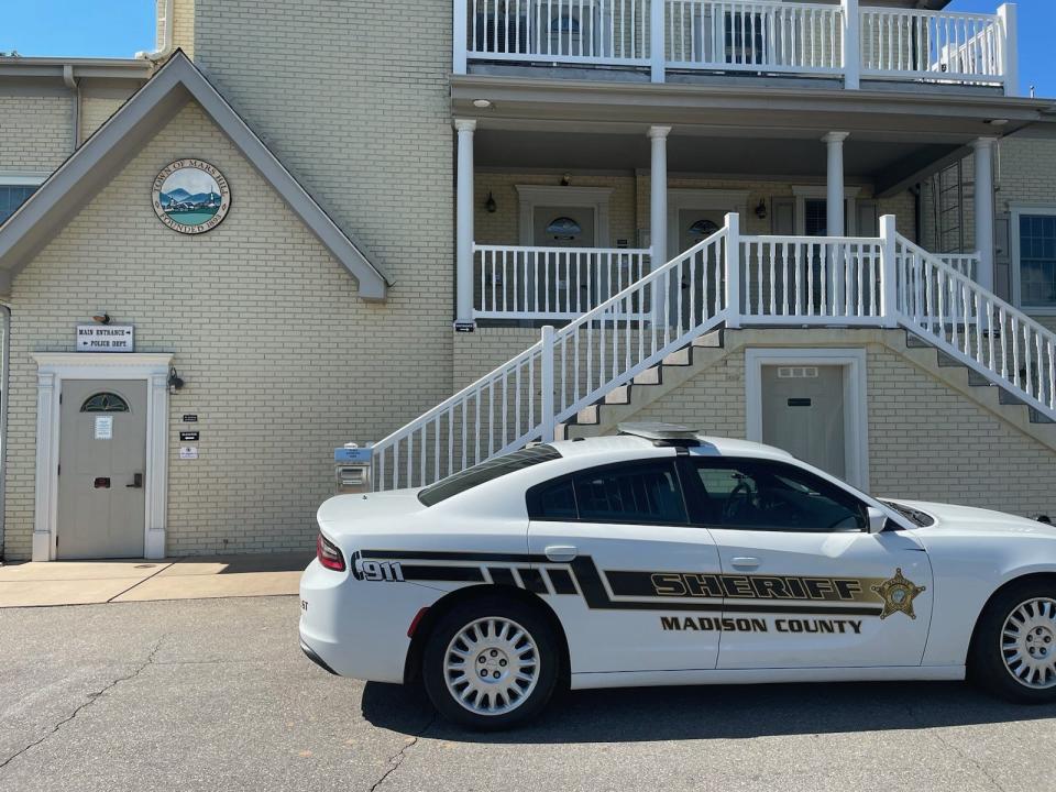 Law enforcement officers with Madison County Sheriff's Office assisted Mars Hill Police Department Sept. 5 with an investigation after a suspected carjacking near South Main Street in Mars Hill.