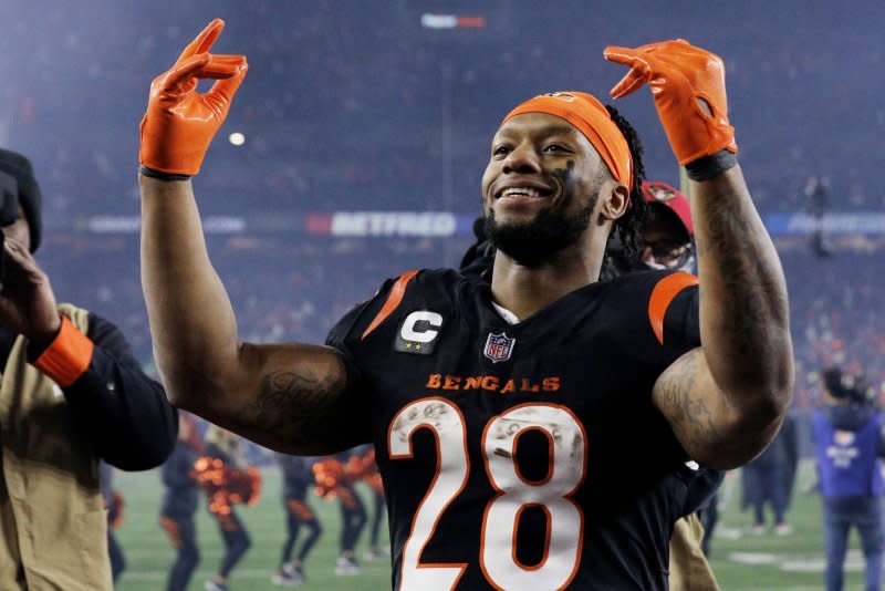 Cincinnati Bengals veteran Joe Mixon can still be used as a fantasy football RB2, but I would avoid him if you roster a better fantasy football option. File Photo by John Sommers II/UPI