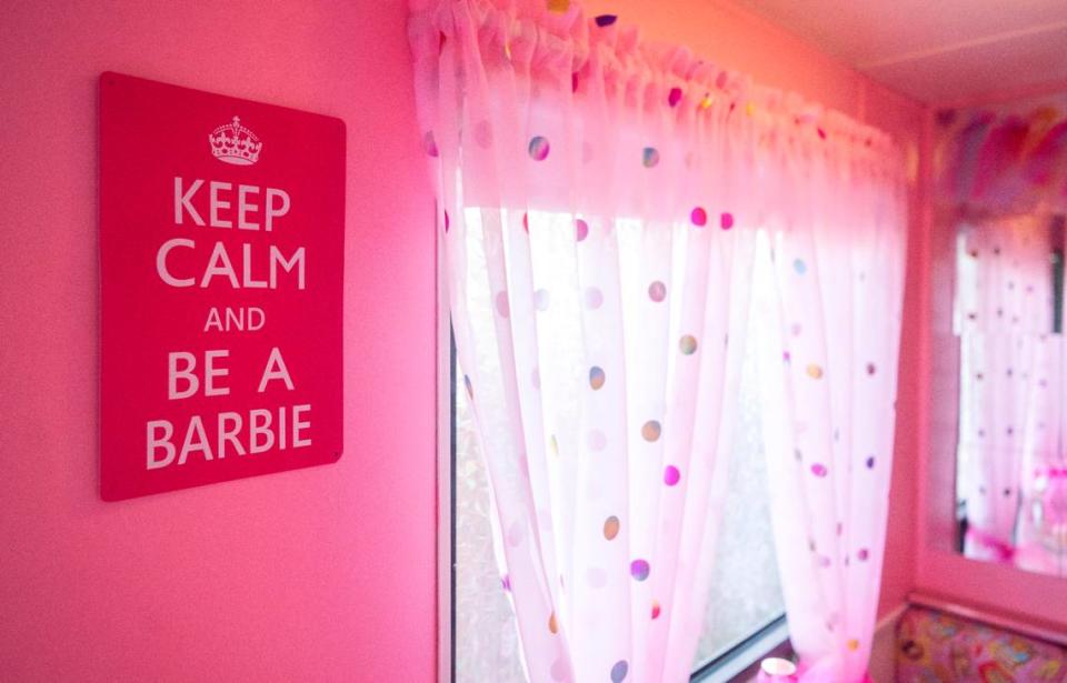 Decorations in the Barbie camper. Abby Drey/adrey@centredaily.com