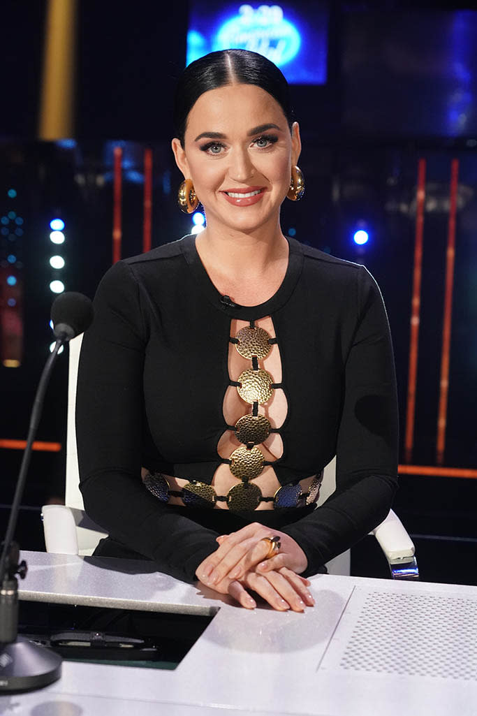 Katy Perry on “American Idol’s” Top 11 episode on April 25, 2022. - Credit: ABC