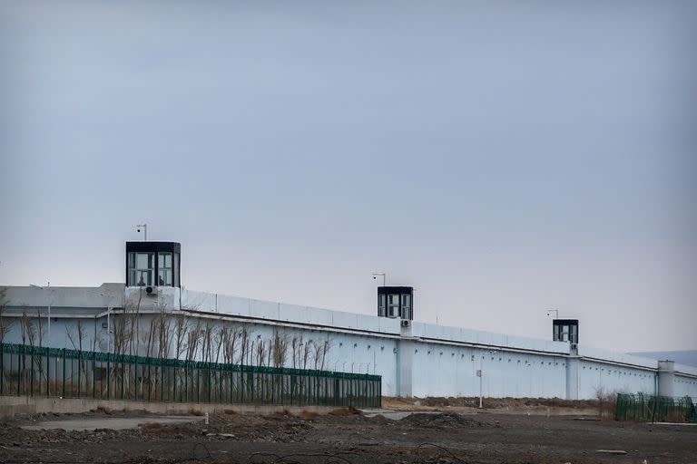 Vista del Centro de Detención Urumqi Número 3 en Dabancheng (AP Photo/Mark Schiefelbein)