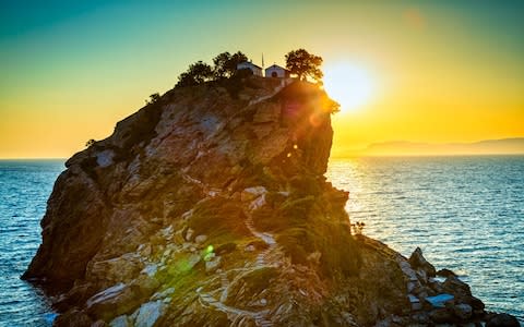 The original film was shot on the Greek island of Skopelos (pictured) - Credit: GETTY