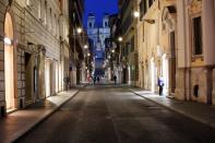 Day three of Italy's nationwide coronavirus lockdown, in Rome