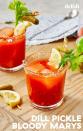 <p>Get ready for a life-changing <a href="https://www.delish.com/cooking/recipe-ideas/a29125240/classic-bloody-mary-recipe/" rel="nofollow noopener" target="_blank" data-ylk="slk:Bloody Mary;elm:context_link;itc:0;sec:content-canvas" class="link ">Bloody Mary</a> hack: PICKLE JUICE ICE CUBES! Brunch will never be the same now that you know this dilly little secret. 😉<br><br>Get the <strong><a href="https://www.delish.com/cooking/recipe-ideas/recipes/a53215/dill-pickle-bloody-mary-recipe/" rel="nofollow noopener" target="_blank" data-ylk="slk:Dill Pickle Bloody Mary recipe;elm:context_link;itc:0;sec:content-canvas" class="link ">Dill Pickle Bloody Mary recipe</a></strong>.</p>