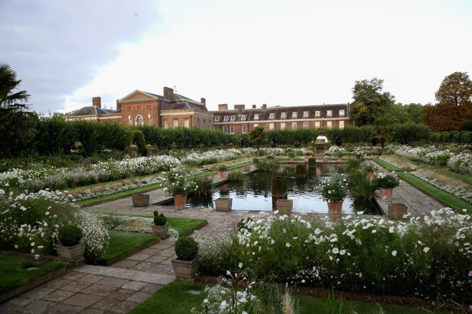 Kensington Palace, where Diana lived after her divorce