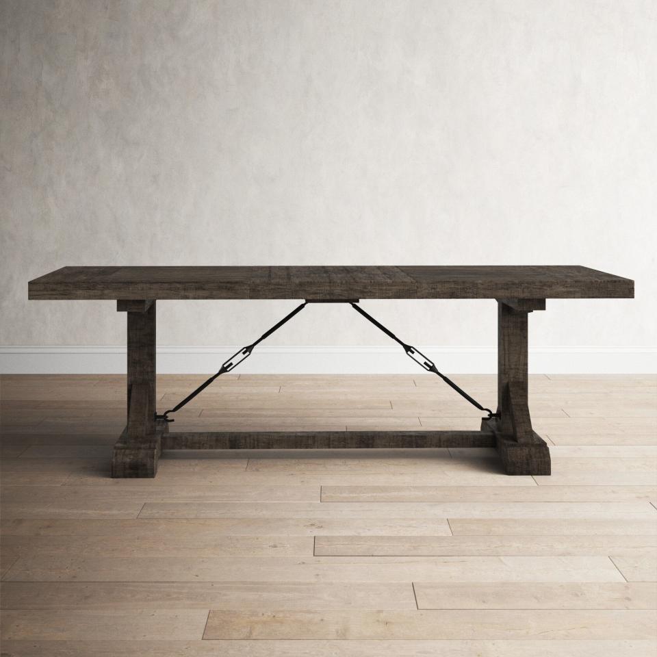 Kirkendall Trestle Extendable Dining Table