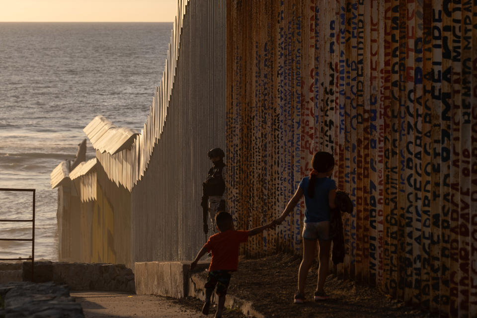 Un refugio para solicitantes de asilo en Tijuana, México, en febrero (Guillermo Arias/The New York Times)