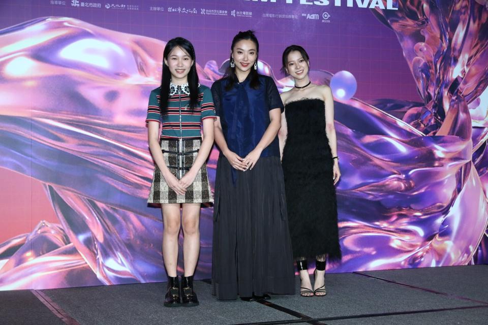 最佳女主角入圍者林品彤（左起）、李雪、項婕如。（圖／非凡娛樂）