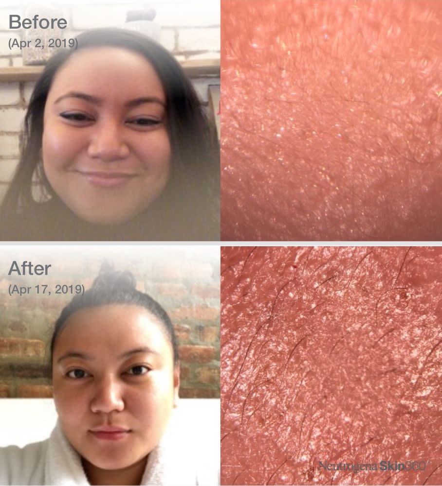 A skin care enthusiast tries logging her routine on the Neutrogena Skin360 app to see if she's doing right by her skin.