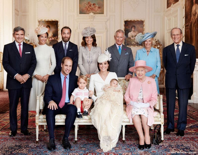 英國王室家族。圖 / 取自英國王室官網