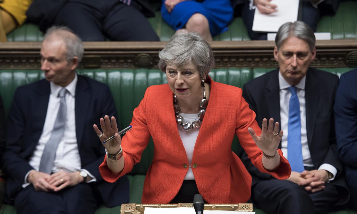 <em>MPs are set to vote on whether a no-deal Brexit should be ruled out (Picture: Jessica Taylor/UK Parliament via AP)</em>