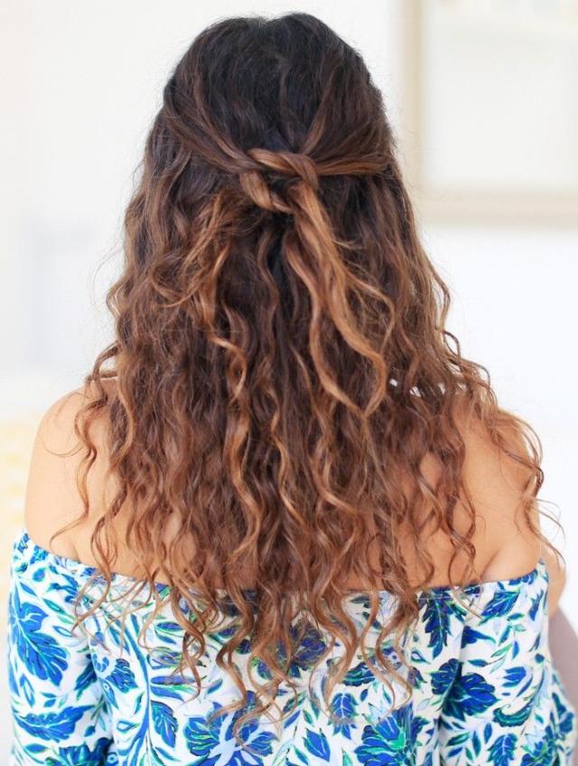 how to make hairstyles step by step for curly hairs