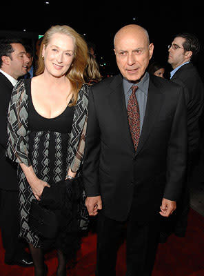 Meryl Streep and Alan Arkin at the Los Angeles premiere of New Line Cinema's Rendition