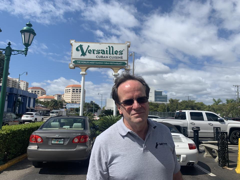 Emiliano Antunez, local political strategist, Dark Horse Strategies, in Miami, FL on Feb. 24, 2020. (Caitlin Dickson/Yahoo News)