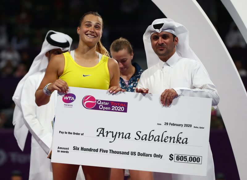 FILE PHOTO: WTA Premier 5 - Qatar Open