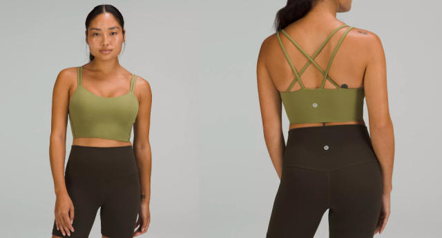 This super popular Lululemon top 'doesn't give you uniboob' — and it's $54  this week!