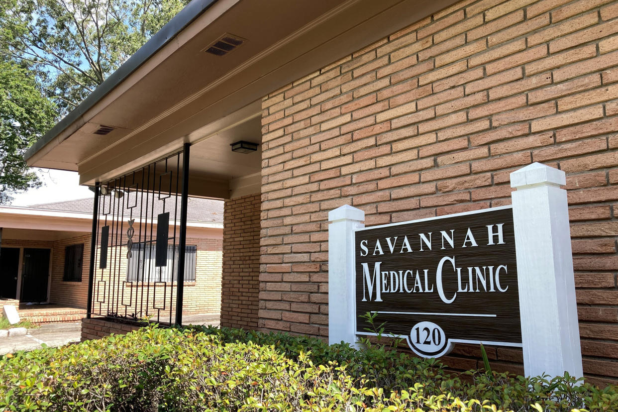 The recently closed Savannah Medical Clinic, which provided abortions for four decades in Savannah, Ga., is pictured on Thursday, July 21, 2022. (Russ Bynum/AP)