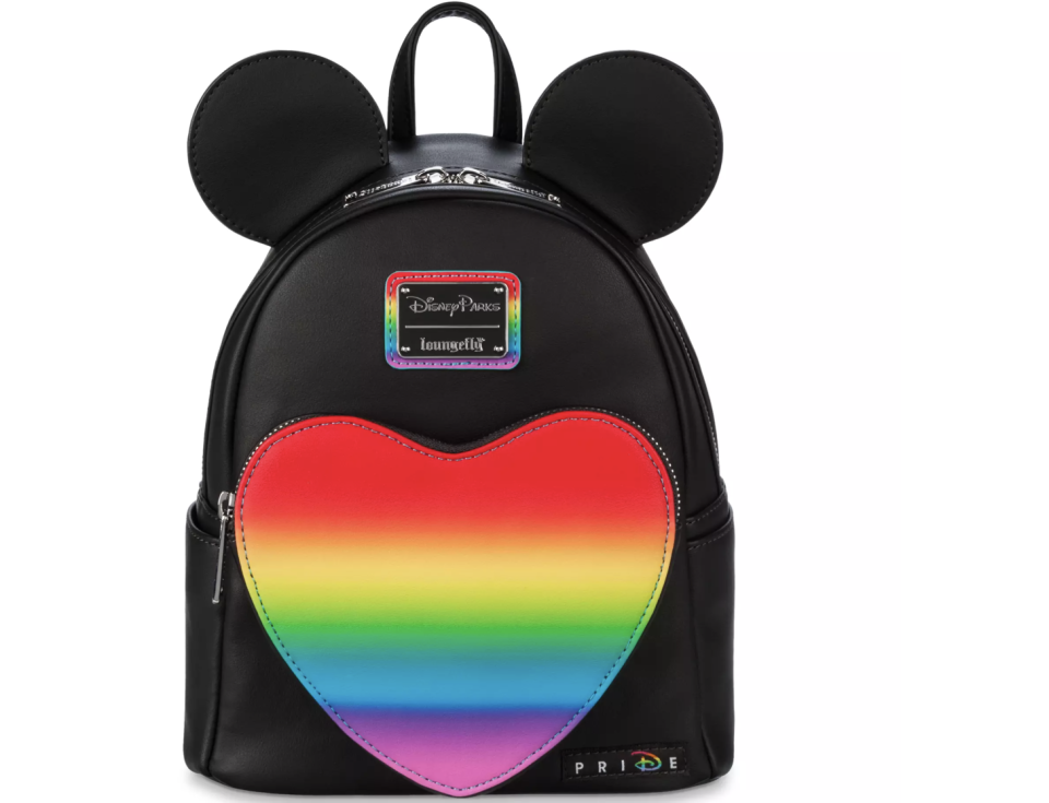 Disney Pride Collection Mickey Mouse Loungefly Mini Backpack. PHOTO: ShopDisney