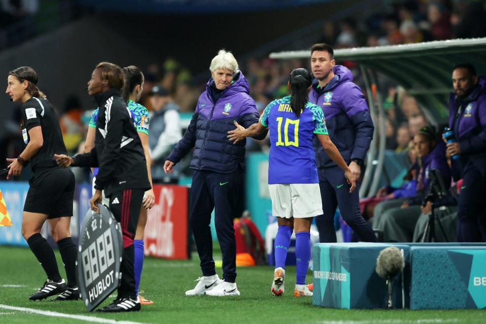 Brazilian legend Marta departs the World Cup stage for the final time (Getty Images)