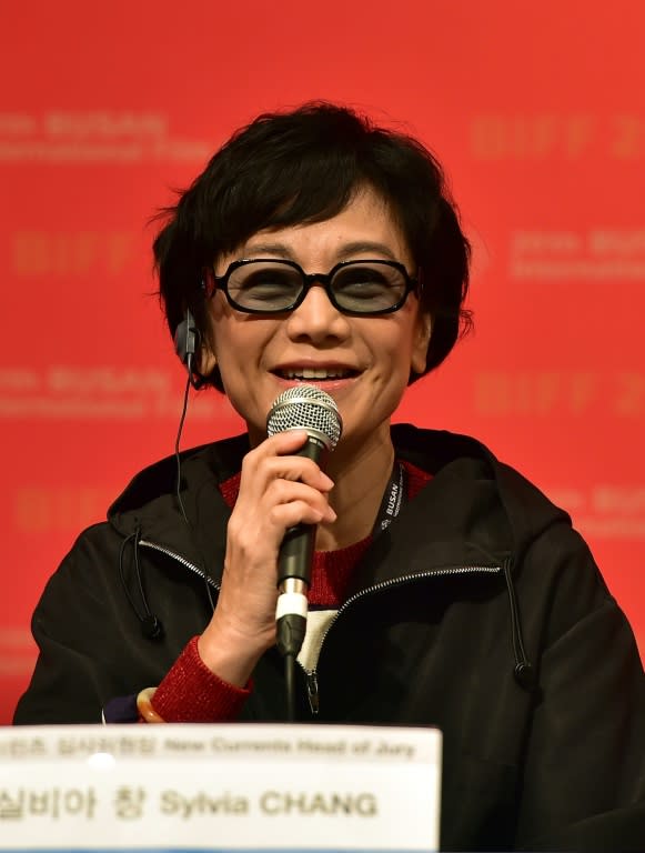 Taiwanese director and New Currents jury president Sylvia Chang speaks at a press conference during the 20th Busan International Film Festival (BIFF), on October 2, 2015