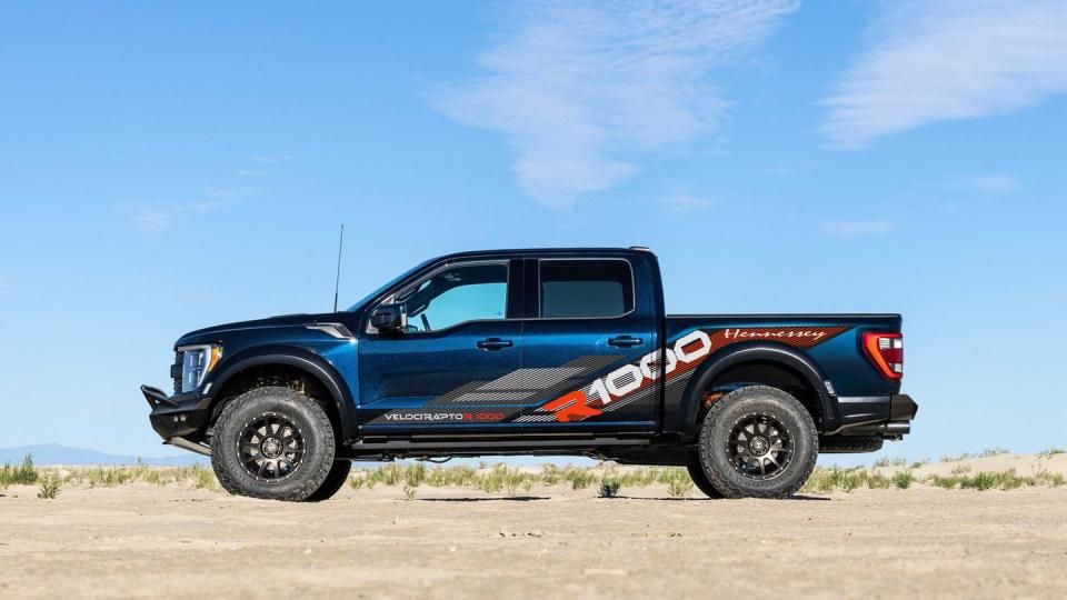 2023 ford f150 raptor r hennessey velociraptor 1000 side