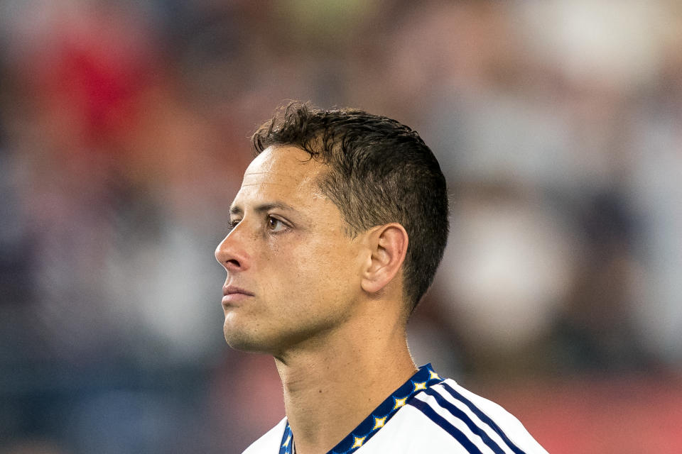 Chicharito Hernández mandó un mensaje de aliento a la afición de México tras la derrota de su selección frente a Argentina en Qatar 2022 (Foto: Andrew Katsampes/ISI/Getty Images).