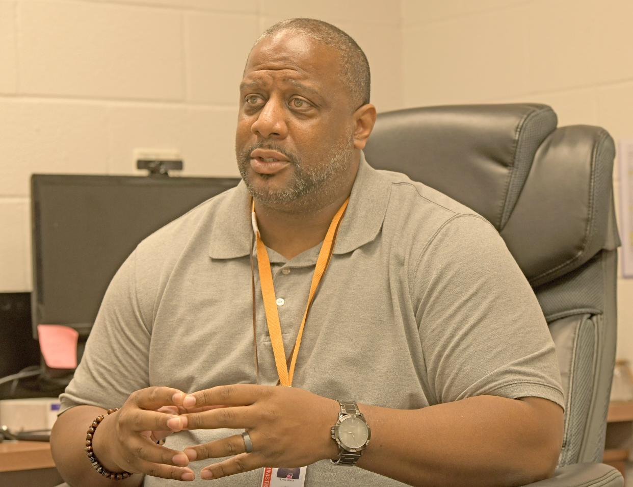 Effie James coordinates the GEAR UP program at Mansfield Senior High School.