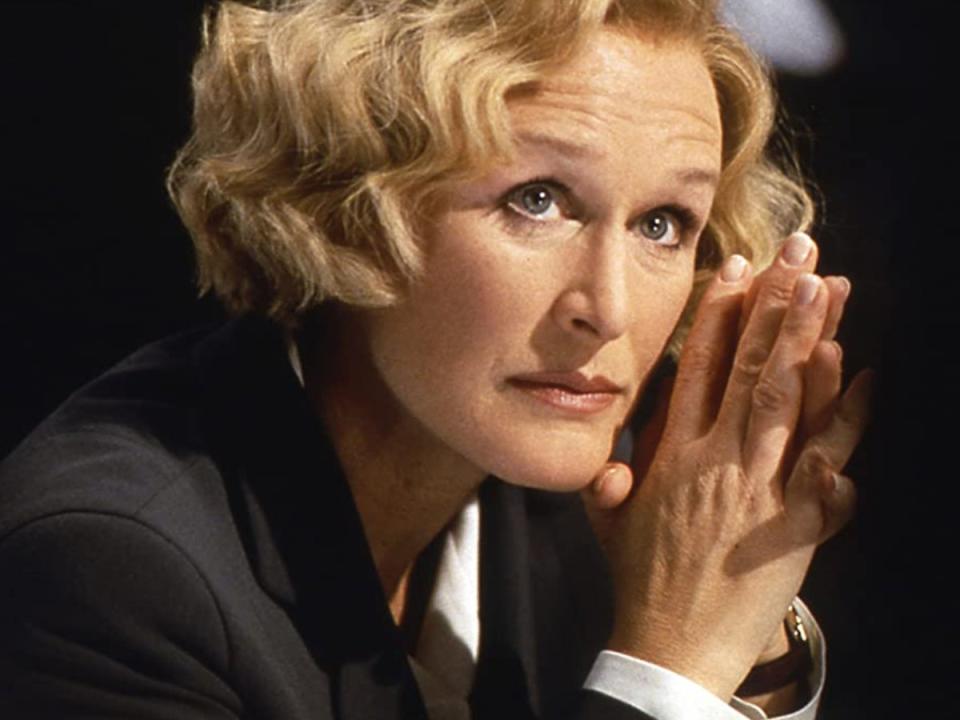 Glenn Close in thriller ‘Air Force One’, which is leaving Netflix this month (Netflix)