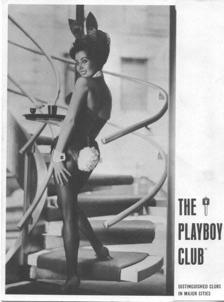 The cover of an informational guide to the Playboy Club in Cincinnati.
