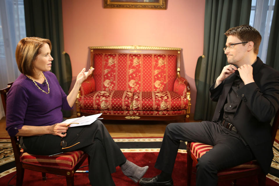 Katie Couric interviews Edward Snowden: A look behind the scenes