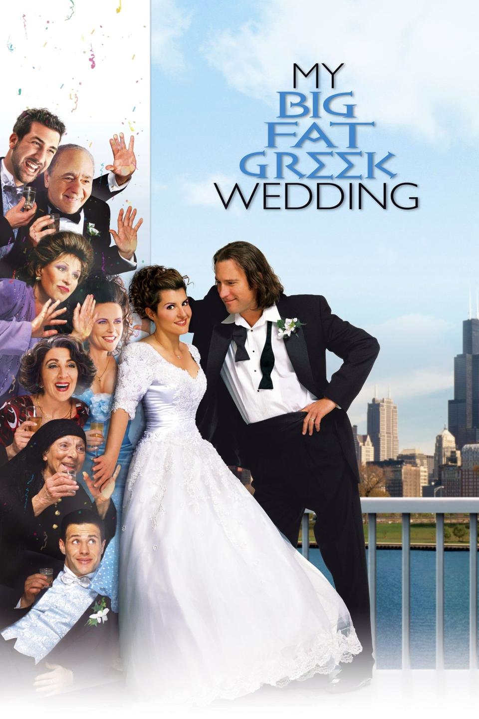 The poster for "My Big Fat Greek Wedding."