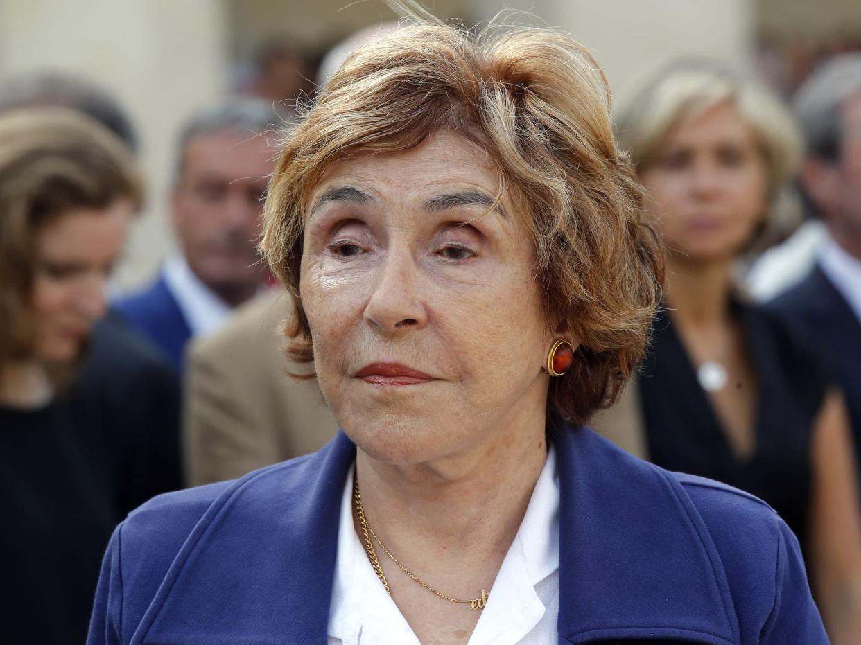 L'ex-Première ministre Edith Cresson lors d'une cérémonie aux Invalides, à Paris, le 5 juillet 2017. - Michel Euler / AFP