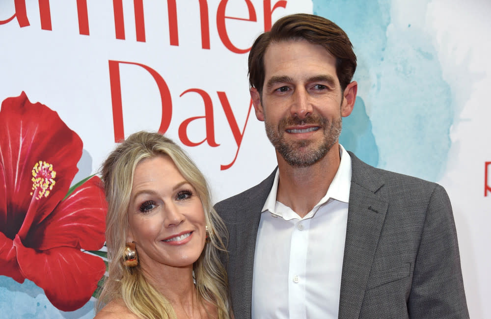 Jennie Garth tied the knot with Dave Abrams in 2015 credit:Bang Showbiz