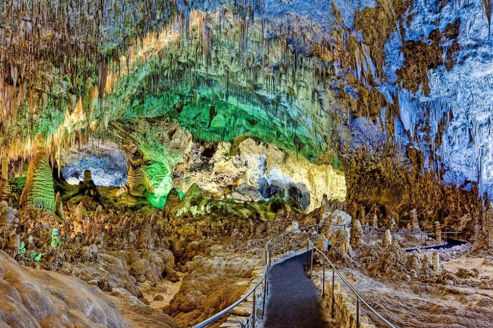 The Big Room in Carlsbad Caverns National Park in New Mexico