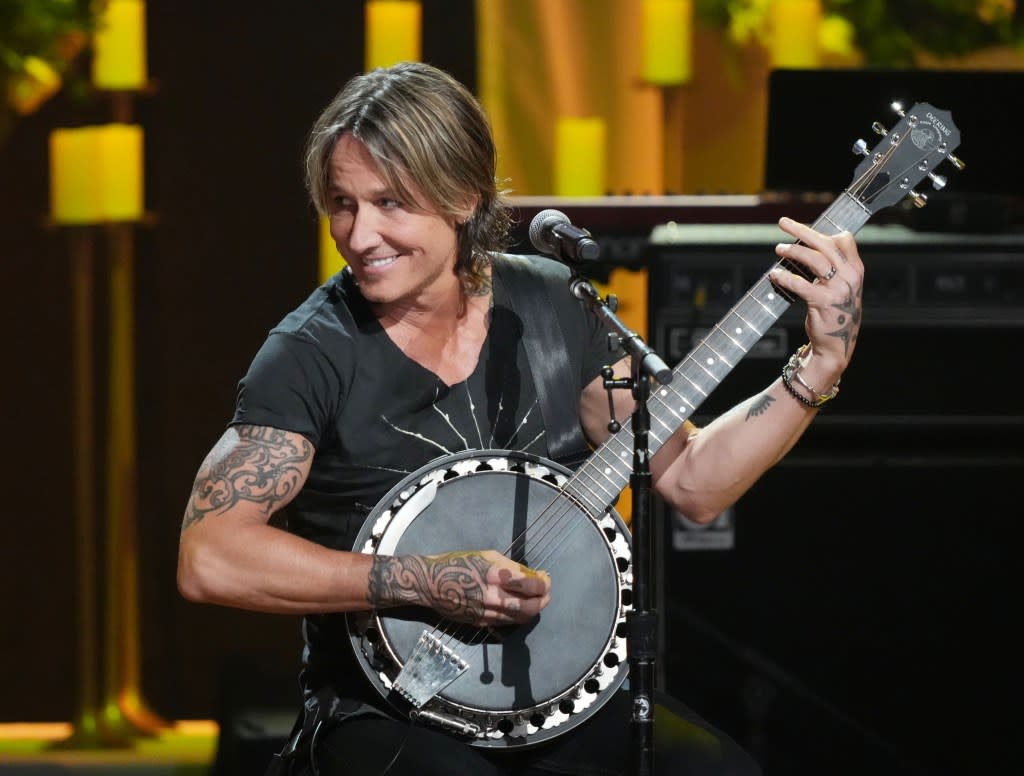 Keith Urban performs onstage at the Coal Miner’s Daughter: A Celebration Of The Life & Music Of Loretta Lynn held at Grand Ole Opry on October 30, 2022 in Nashville, Tennessee.