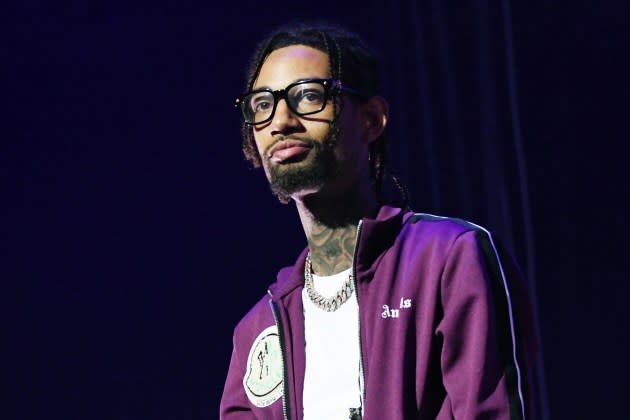 PnB Rock during BET Experience on June 22, 2019 in Los Angeles, CA.  - Credit: Michael Kovac/Getty Images/BET