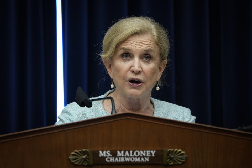 Rep. Carolyn Maloney (D-NY) has put forth the Overdraft Protection Act since 2009 and is hoping to get the bill passed this year with support from House Democrats. (Photo: Drew Angerer/Getty Images)