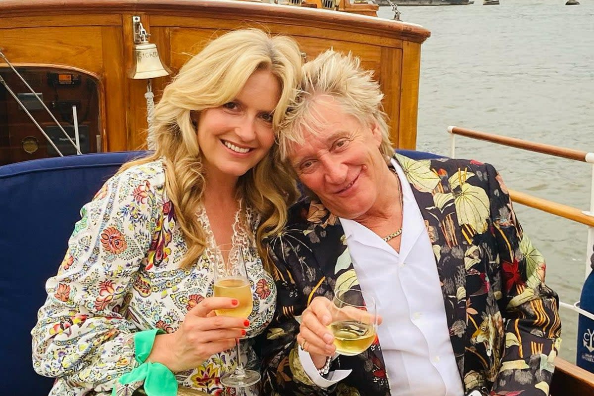 Sir Rod Stewart and Penny Lancaster have reportedly renewed their wedding vows  (penny.lancaster/Instagram)