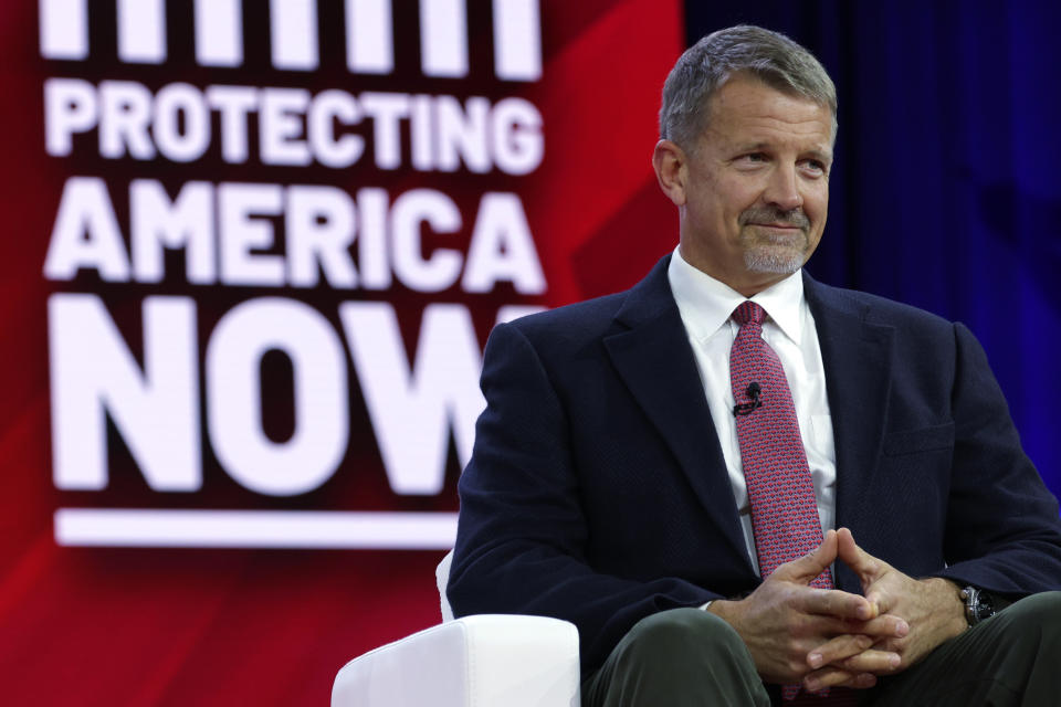 Der Gründer und ehemalige CEO des Söldnerunternehmens Blackwater, Erik Prince, bei der konservativen Conservative Political Action Conference (CPAC) in den USA. (Bild: Alex Wong/Getty Images)