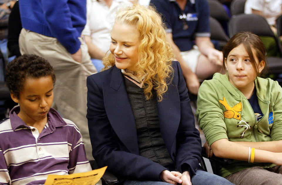 Nicole Kidman with daughter Isabella Jane and Connor Anthony