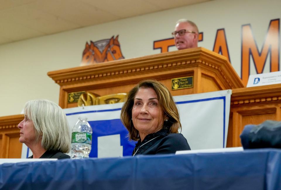 Rhode Island Democratic Party chairman Elizabeth Beretta-Perik has a long history of working for her party, including hosting many fundraisers.