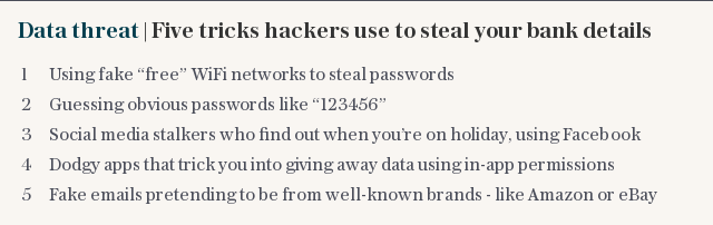 Data threat | Five tricks hackers use to steal your bank details