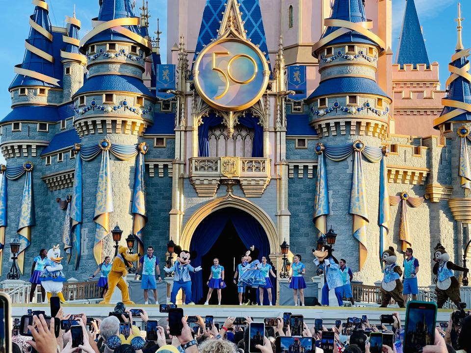 new morning welcome show at disney world for 50th anniversary