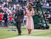 <p>In 2021, Edward presented the trophies at Wimbledon for his last time. Now the honor is passed on to Kate Middleton.</p>