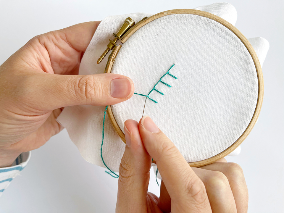 embroidery stitches blanket stitch