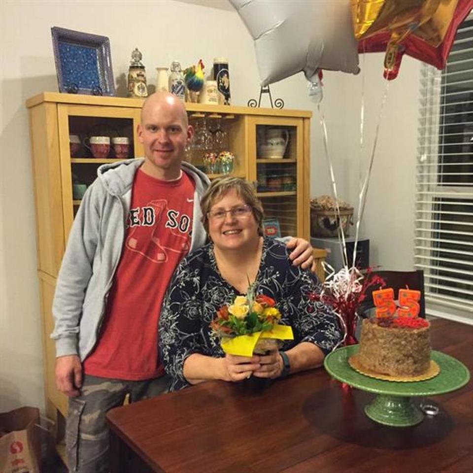 Matthew and his mother, Mary.