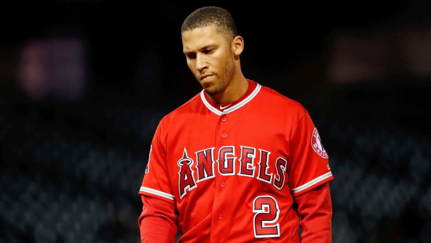 Angels shortstop Andrelton Simmons has been out since May 8, when he injured his left thumb.