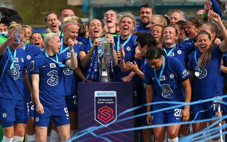 Chelsea are WSL champions for a second season running - GETTY IMAGES